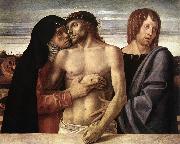 BELLINI, Giovanni Dead Christ Supported by the Madonna and St John (Pieta) France oil painting artist